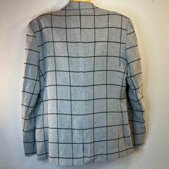 ASOS Men's Grey Green Check Suit Jacket - Size 52 Long - NWT - Picture 5 of 5